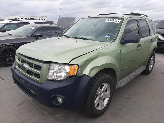 1FMCU4K32AKA69094 - 2010 FORD ESCAPE HYB GREEN photo 2