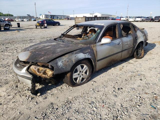 2G1WF52E849123287 - 2004 CHEVROLET IMPALA SILVER photo 2