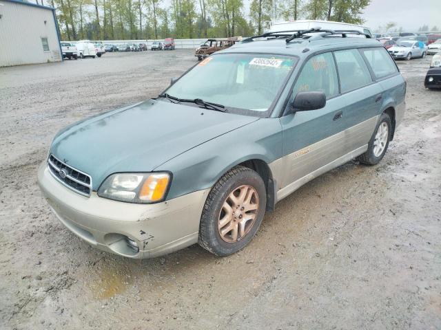 4S3BH665017637759 - 2001 SUBARU LEGACY OUT TURQUOISE photo 2