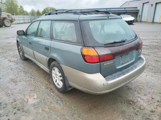 4S3BH665017637759 - 2001 SUBARU LEGACY OUT TURQUOISE photo 3