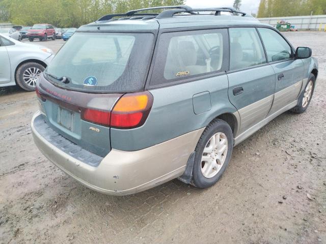 4S3BH665017637759 - 2001 SUBARU LEGACY OUT TURQUOISE photo 4