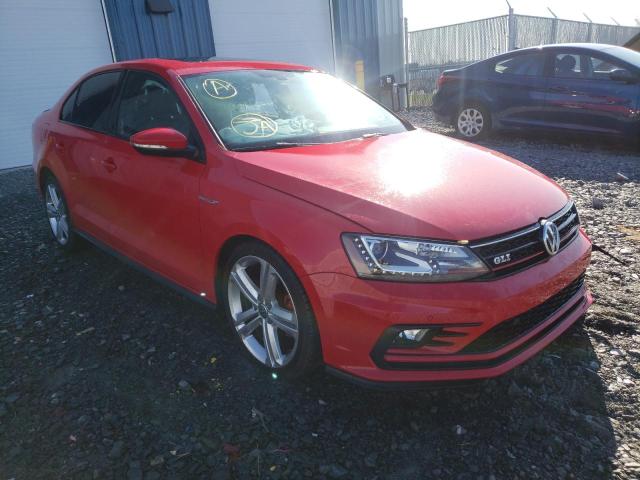 3VW4S7AJ0GM418882 - 2016 VOLKSWAGEN JETTA GLI RED photo 1