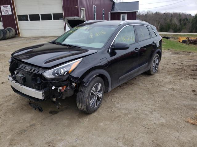 KNDCM3LD8L5438936 - 2020 KIA NIRO LXS BLACK photo 2