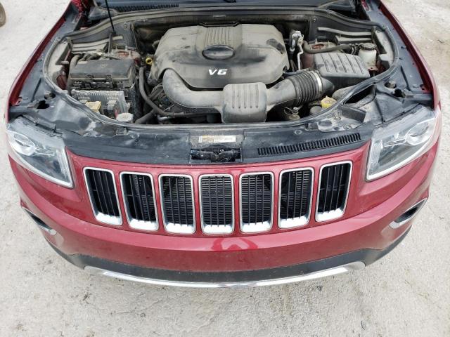 1C4RJFBG9EC423344 - 2014 JEEP GRAND CHER MAROON photo 7