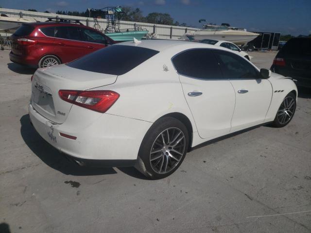 ZAM57XSA1F1162086 - 2015 MASERATI GHIBLI WHITE photo 4