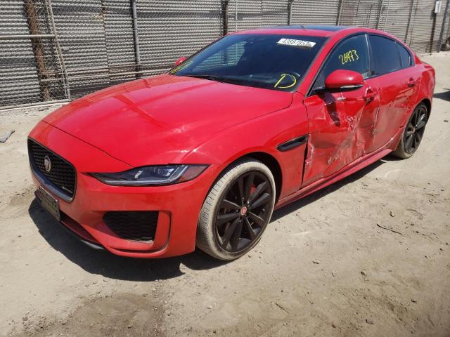 SAJAT4GX5LCP56434 - 2020 JAGUAR XE R-DYNAM RED photo 2