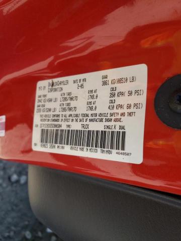 3D7KS28D65G900304 - 2005 DODGE RAM 2500 S RED photo 10