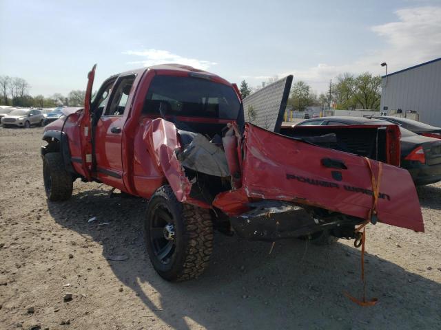 3D7KS28D65G900304 - 2005 DODGE RAM 2500 S RED photo 3