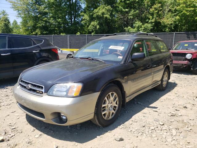 4S3BH896017636370 - 2001 SUBARU LEGACY OUT TWO TONE photo 2