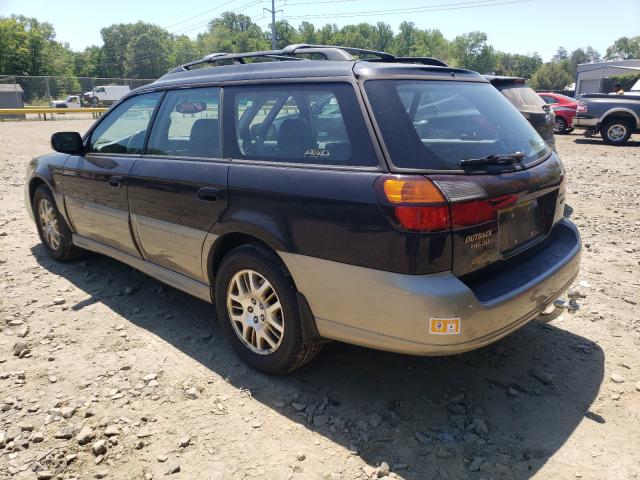 4S3BH896017636370 - 2001 SUBARU LEGACY OUT TWO TONE photo 3