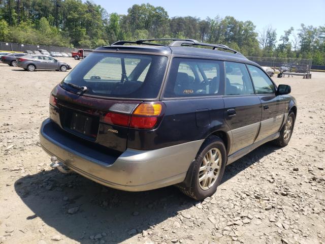 4S3BH896017636370 - 2001 SUBARU LEGACY OUT TWO TONE photo 4