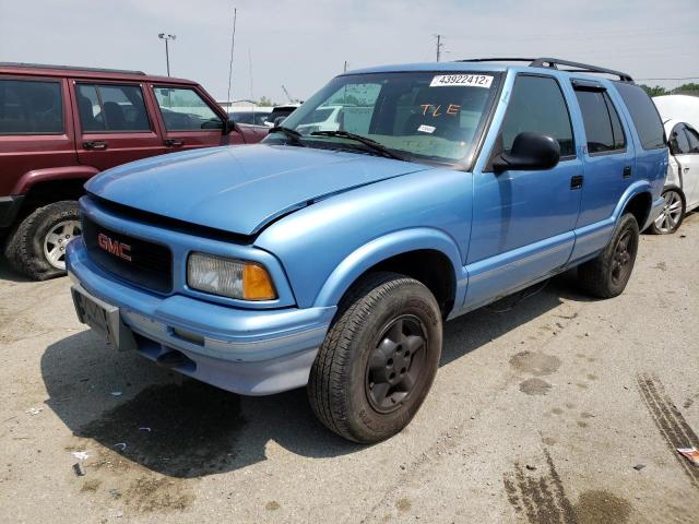 1GKDT13WXT2534960 - 1996 GMC JIMMY BLUE photo 9