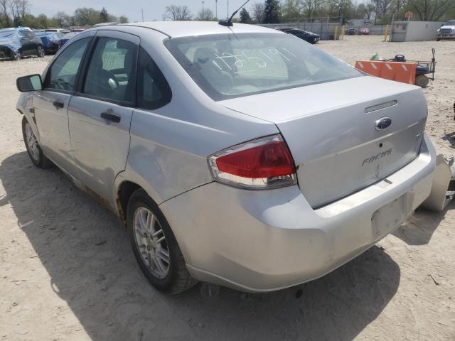 1FAHP35N58W125191 - 2008 FORD FOCUS SE SILVER photo 3