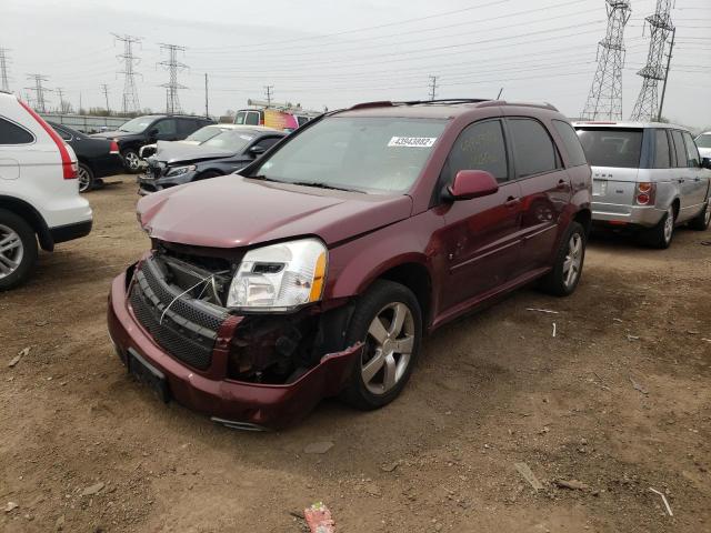 2CNDL037696207901 - 2009 CHEVROLET EQUINOX SP BURGUNDY photo 2