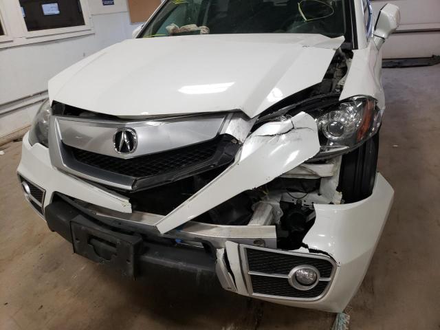 5J8TB2H28BA006216 - 2011 ACURA RDX WHITE photo 9