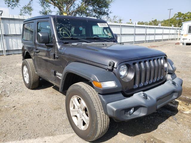1C4GJXAG7KW629965 - 2019 JEEP WRANGLER S GRAY photo 1