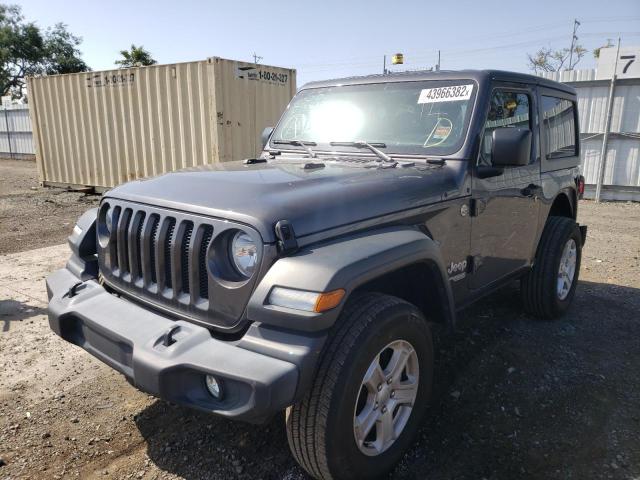 1C4GJXAG7KW629965 - 2019 JEEP WRANGLER S GRAY photo 2