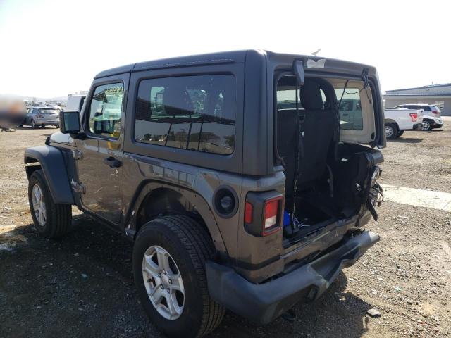 1C4GJXAG7KW629965 - 2019 JEEP WRANGLER S GRAY photo 3