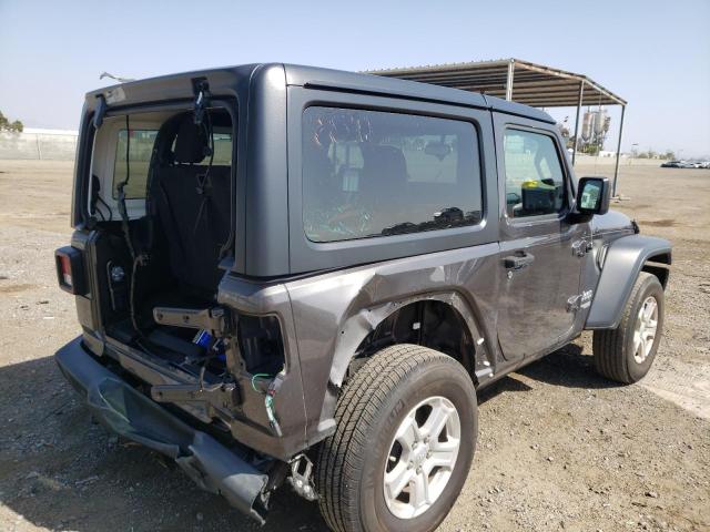 1C4GJXAG7KW629965 - 2019 JEEP WRANGLER S GRAY photo 4