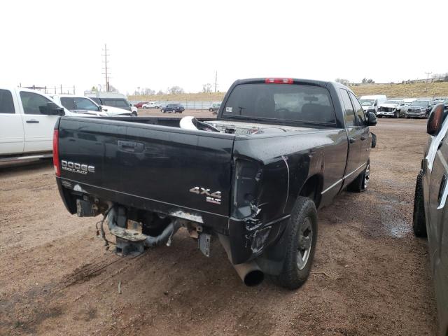 3D7KU28CX4G272974 - 2004 DODGE RAM 2500 S BLACK photo 4