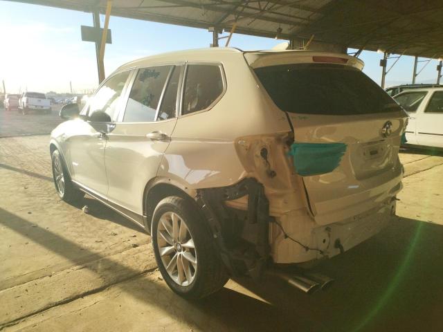 5UXWZ7C38H0X41862 - 2017 BMW X3 SDRIVE2 WHITE photo 3