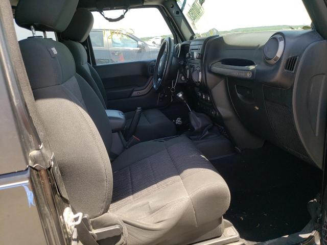 1C4GJWAG6CL172949 - 2012 JEEP WRANGLER S BLACK photo 5