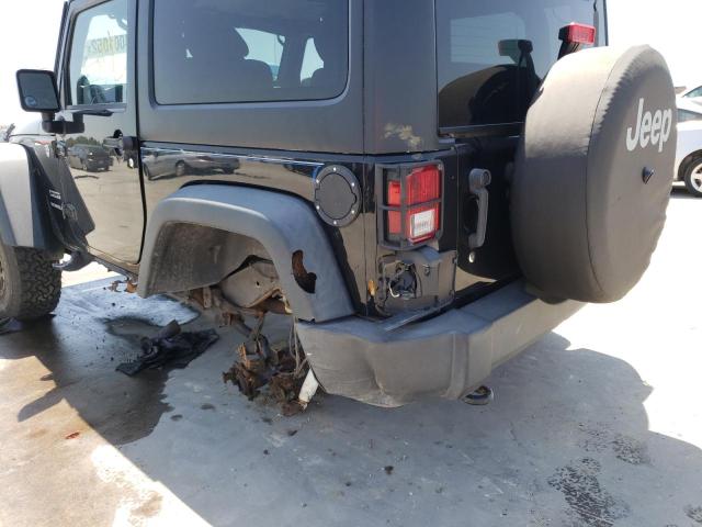 1C4GJWAG6CL172949 - 2012 JEEP WRANGLER S BLACK photo 9