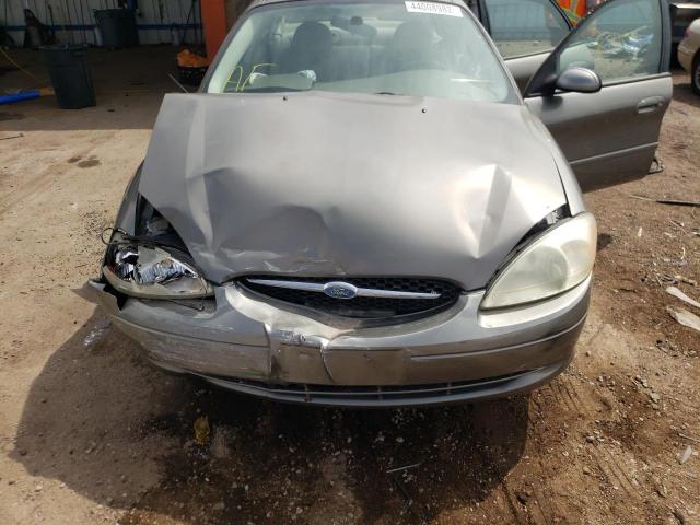 1FAFP55253A227377 - 2003 FORD TAURUS SES GRAY photo 7