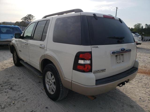 1FMEU64EX8UA68969 - 2008 FORD EXPLORER E WHITE photo 3