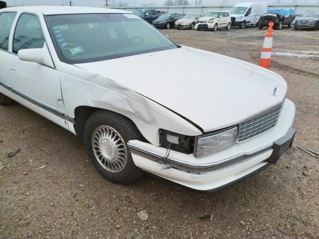 1G6KD52B2RU205434 - 1994 CADILLAC DEVILLE WHITE photo 9