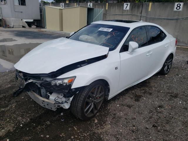 JTHBE1D22F5021941 - 2015 LEXUS IS 350 WHITE photo 2