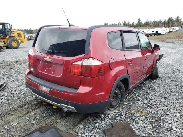 KL77P2EM8CK632946 - 2012 CHEVROLET ORLANDO LT RED photo 4