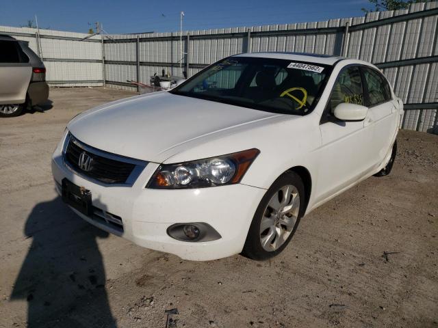 1HGCP2F87AA104337 - 2010 HONDA ACCORD EXL WHITE photo 2