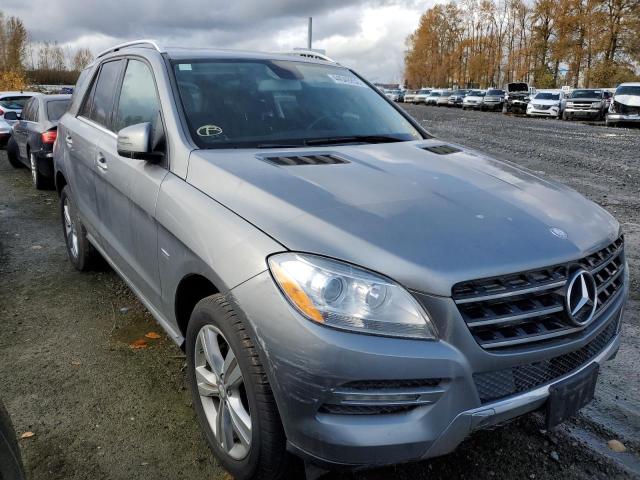 4JGDA5HB7CA002386 - 2012 MERCEDES-BENZ ML 350 4MA SILVER photo 1