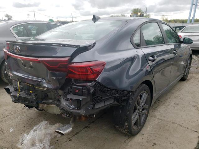 3KPF34AD7LE257159 - 2020 KIA FORTE GT L CHARCOAL photo 4