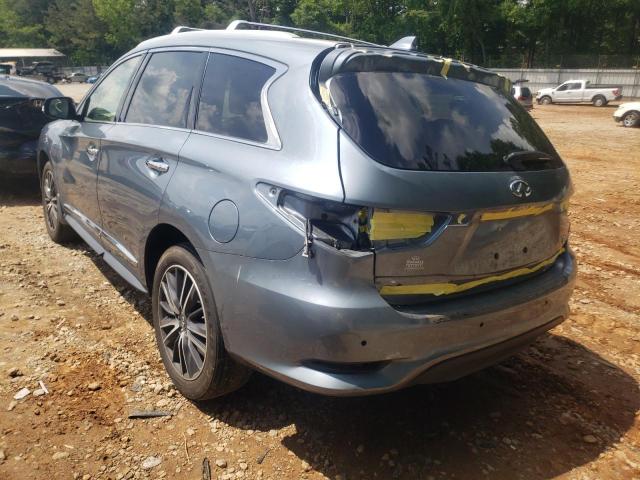 5N1DL0MN8KC515792 - 2019 INFINITI QX60 LUXE BLUE photo 3