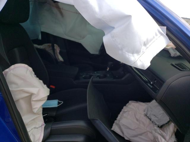 2HGFE2F54NH550493 - 2022 HONDA CIVIC SPOR BLUE photo 5