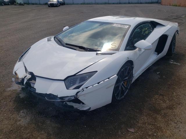 ZHWCC1ZDXFLA03764 - 2015 LAMBORGHINI AVENTADOR WHITE photo 2