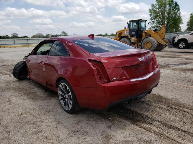 1G6AJ1RX4F0139048 - 2015 CADILLAC ATS PERFOR RED photo 3