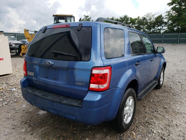 1FMCU93G79KB46892 - 2009 FORD ESCAPE XLT BLUE photo 4