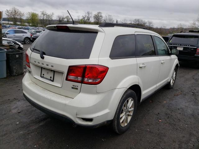 3C4PDCBG5DT581311 - 2013 DODGE JOURNEY WHITE photo 4