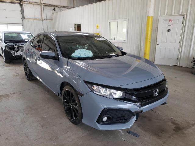 SHHFK7H41HU224619 - 2017 HONDA CIVIC SPOR BLUE photo 1