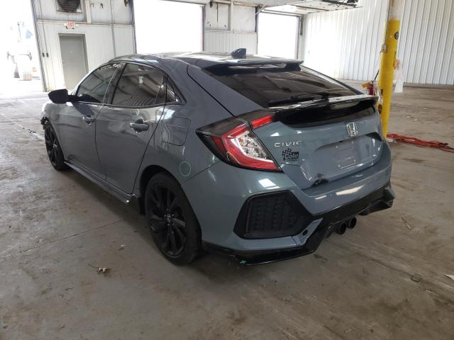 SHHFK7H41HU224619 - 2017 HONDA CIVIC SPOR BLUE photo 3