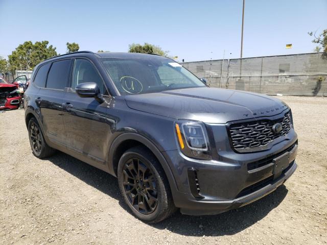 5XYP3DHC7MG108286 - 2021 KIA TELLURIDE GRAY photo 1