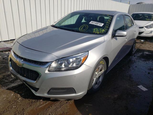 1G11C5SL3FF204662 - 2015 CHEVROLET MALIBU 1LT ნაცრისფერი ფოტო 2