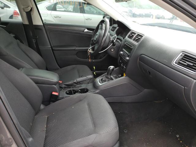 3VW2K7AJ6EM313459 - 2014 VOLKSWAGEN JETTA BASE Մոխրագույն լուսանկար 5