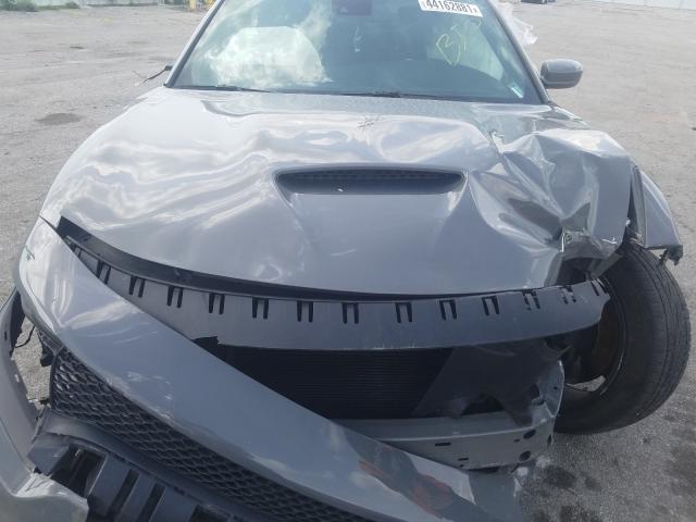 2C3CDXEJ1JH262378 - 2018 DODGE CHARGER SR GRAY photo 7