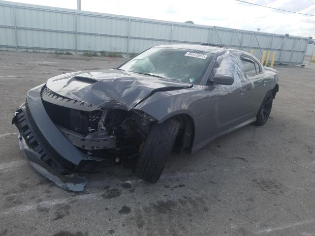 2C3CDXEJ1JH262378 - 2018 DODGE CHARGER SR GRAY photo 9