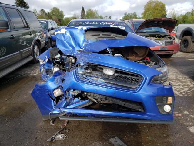 JF1VA1J64F8827818 - 2015 SUBARU WRX LIMITE BLUE photo 9