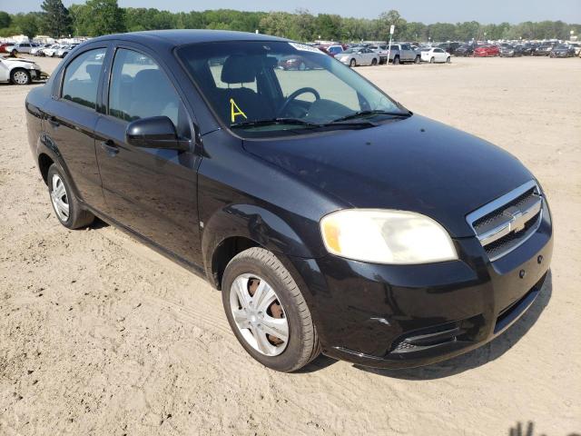 KL1TD56E39B390277 - 2009 CHEVROLET AVEO LS 黑色 照片 1